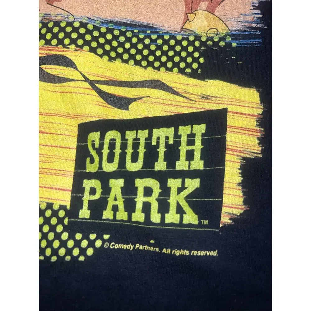 South Park Anime Shirt - Size Small Black T-Shirt Comedy Partners - Picture 3 of 9